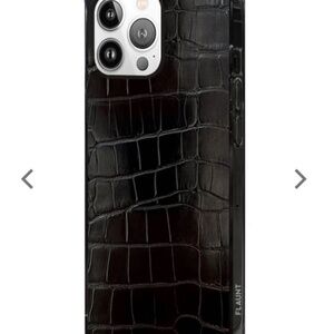 FLAUNT Square® Faux Crocodile iPhone 15 Pro Max Case